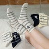 Anna-Kaci Women's 3-Pair Pack Cotton Blend Crew Socks with Cute Dogs Embroidery Design - 4 of 4