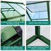 6x8 FT Greenhouse for Outdoors, Aluminum Greenhouse with Quick Setup Structure and Roof Vent, Polycarbonate Greenhouses Heavy Duty - 3 of 4