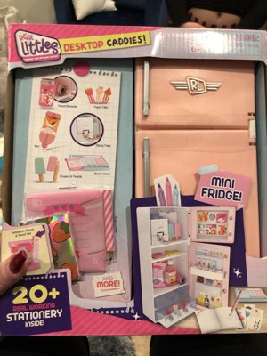  REAL LITTLES Desktop Caddies - Mini Fridge with 20+ Real  Working Stationery Surprises Inside! Small : Toys & Games