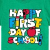 Boys' - Instant Message - Happy First Day Of School Short Sleeve Graphic T-Shirt - 2 of 4