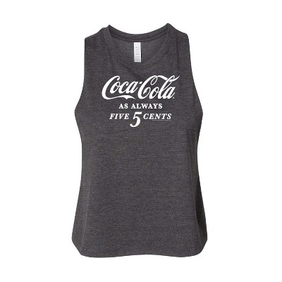 Women's - Coca-Cola - As Always Five Cents Graphic Racerback Tank