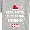 Boys' - Instant Message - Bring Games Christmas Short Sleeve Graphic T-Shirt - 2 of 4