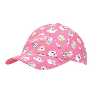 LankyBox Characters All-Over Print Youth Pink 5 Panel Curved Brim Hat - 1 of 4