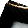 Boersma Black Golden Flower Sheet Set Fresh Floral Bedding Set Elegant Luxury Vintage Flat Sheet Set , 1 Flat Sheet 1Fitted Sheet 2 Pillowcases - 4 of 4
