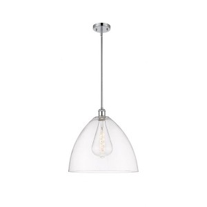 Bristol Glass - 1 Light Pendant In Industrial Style-16.75 Inches Tall and 16 Inches Wide - 1 of 1