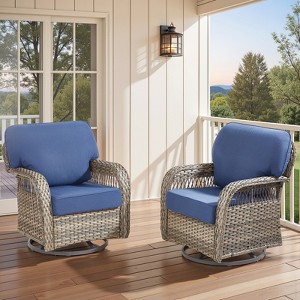 Buenhomino Outdoor Swivel Rocker Patio Chairs - 1 of 4