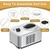 ZAFRO Ice Cream Maker 1.5qt with Compressor,Stainless Steel No Pre-freezing Electric Automatic Ice Cream Machine Keep Cool Function - 3 of 4