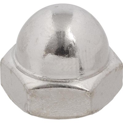 Hillman 10 In. Zinc-plated Steel Sae Acorn Nut 100 Pk : Target