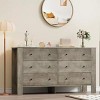 Whizmax 6 Drawer Dresser for Bedroom, Modern Double Dresser Organizer with Storage Drawers, Wooden Chests of Drawers for Bedroom, Hallway - 2 of 4