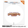 California State University Dominguez Hills Secondary Logo Automotive Car Window Locker Circle Bumper Sticker - 3 of 4