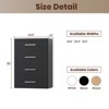 APRILSOUL  4 Drawer Short Tower Closet, Modular Closet System, Wall Mounted Wardrobe Organizer with Drawer for Bedroom or Walk-in Closet - 2 of 4