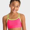 Girls' Sleeveless Colorblock Two Piece Swimwear Set - Cat & Jack™ Pink - 3 of 3