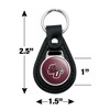 Cumberland University Primary Logo Black Leather Keychain - 2 of 4