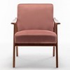 Kumasinova Accent Chair with Solid Wood Frame,Wingback Chair with Thick Backrest,Lounge Chair Indoor,Reading Chair for Living Room&Bedroom - 2 of 4