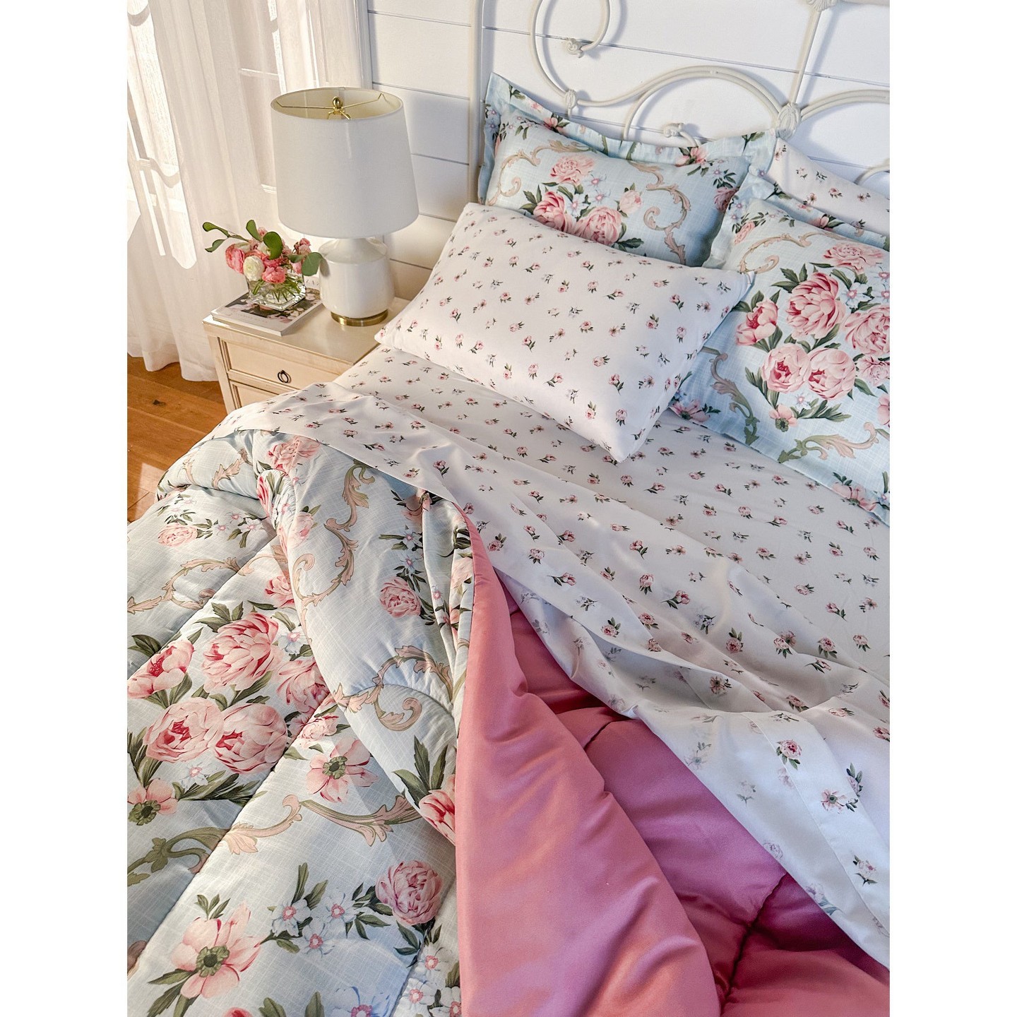 Постельное бельё BrylaneHome Wentworth Bed-In-A-Bag Comforter Set - Queen, Floral Multi, цвет: С принтом — фото 4