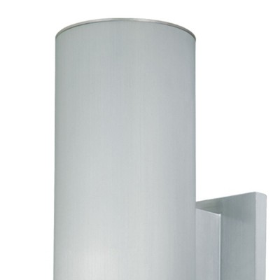 Chiasso Satin Aluminum Cylinder Wall Sconce with Dimmable Lighting