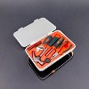 MaseiKar Household Tool Set with Hammer, Wrench, Pliers, Screwdriver Bits, Tool Set for Home Repairs, Premium Tool Set, Boxed, Orange - 3 of 4