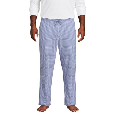 Lands' End Men's Big and Tall Poplin Pajama Pants 