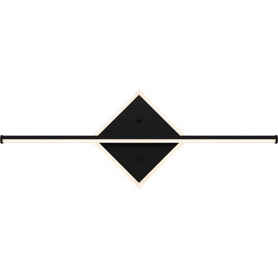 Quoizel Lighting Parcelle 1 - Light Vanity in  Matte Black