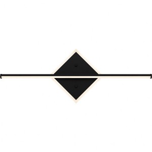 Quoizel Lighting Parcelle 1 - Light Vanity in  Matte Black - 1 of 4