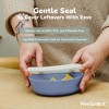 WeeSprout Bamboo Kids Bowls, Set of Four Kid-Sized Dinnerware, Cereal, Leftovers & Snack Bowl - 3 of 4