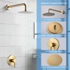 WOWOW Single Handle 5-Spray Patterns Shower Faucet 1.8 GPM with High Pressure Showerhead and Valve in Brushed Nickel - 2 of 4