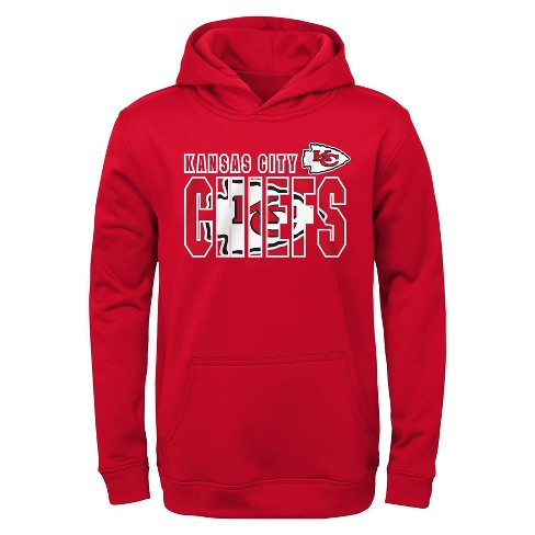 Men's Kansas City Chiefs Hoodie Sideline Logo Performance Pullover