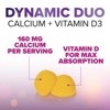 Chewable Calcium Supplements for Women & Men - Sugar Free Calcium with 400 IU Vitamin D3 Gummy for Bone, Teeth, & Immune Health Support - 60 Gummies - 4 of 4