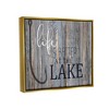 Stupell Industries Life Better Lake Quote Fish Lakehouse Cabin Nautical Phrase - 3 of 4