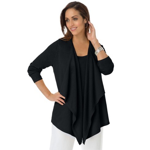 Women's flyaway outlet cardigan