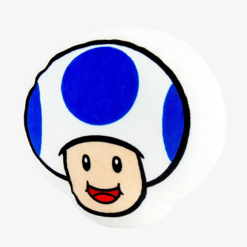 Nintendo Club Mocchi Mocchi Junior 6&#34; Plush - Super Mario Toad Blue, 2 of 4