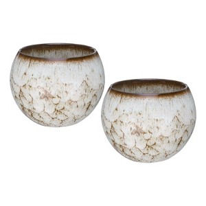 Unique Bargains Ceramic Traditional Handmade Elegant Tea Bowl 2 Pcs - 1 of 4