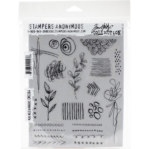 Tim Holtz Cling Stamps 7"X8.5" - 1 of 2