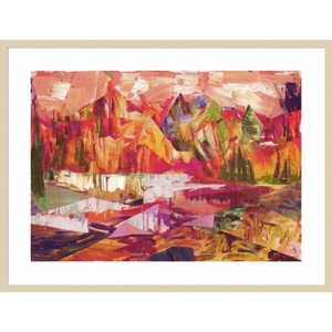 41" x 31" Sawtooth by David Mcconochie: Abstract Landscape Giclee Print - Amanti Art - 1 of 4