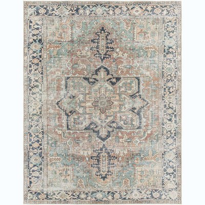 Mark & Day Kridia Washable Woven Indoor Area Rugs Sage
