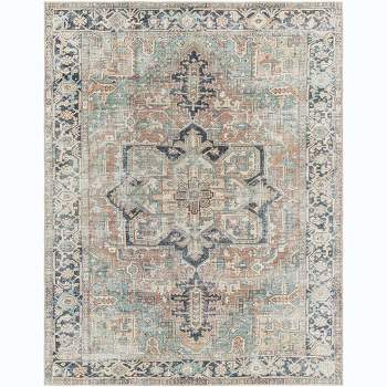 Mark & Day Kridia Washable Woven Indoor Area Rugs Sage