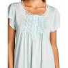 Casual Nights Women's Flowery Short Sleeve Nightgown - 4 of 4