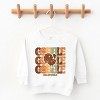 SmileyWorld Gobble Turkey Distressed - Toddler Graphic Sweatshirt and Youth Graphic Sweatshirt - 2 of 3