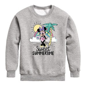 Boys' - Disney - Sweet Summertime Graphic Long Sleeve Fleece Sweatshirt - 1 of 4