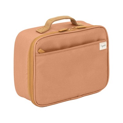 3 Sprouts Kids Recycled Fabric Lunch Bag - Rust