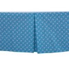 Bacati - Woodlands Aqua Arrows Boys Cotton Crib/Toddler Bed Skirt - 3 of 4