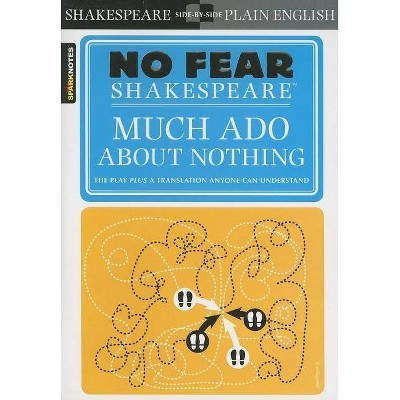 Much ADO about Nothing (No Fear Shakespeare), 11 - (Sparknotes No Fear Shakespeare) by  Sparknotes (Paperback)