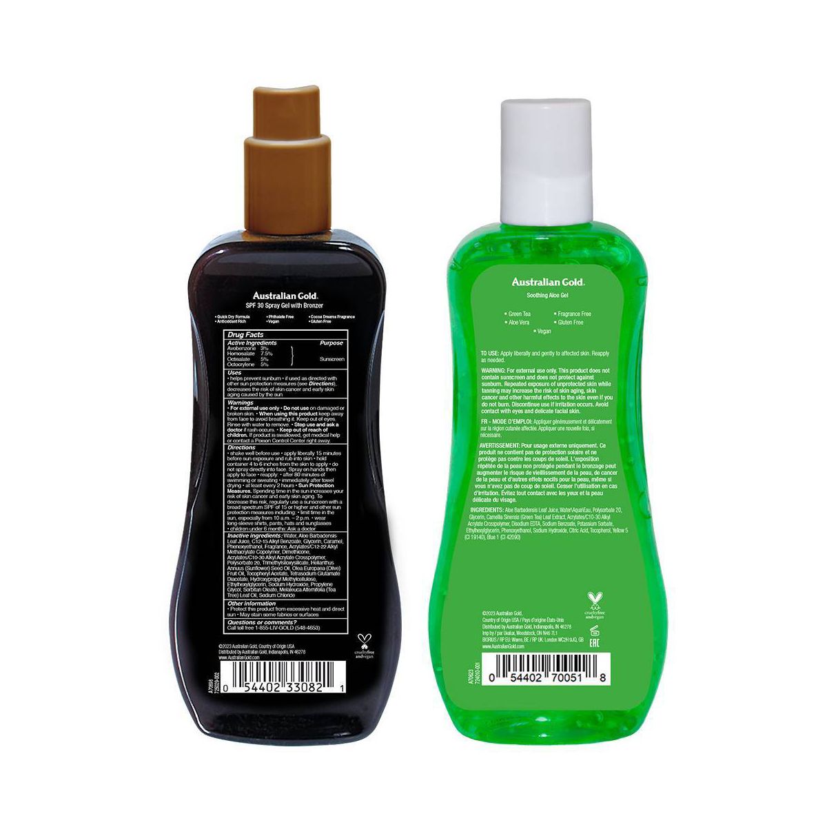 Australian Gold SPF 15 Spray Gel with Bronzer & Soothing Aloe - 2ct/16 fl oz - thumbnail 2