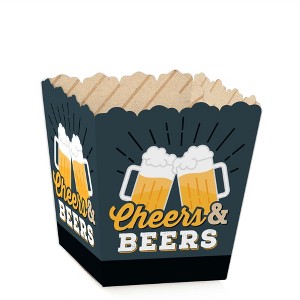 Big Dot of Happiness Cheers and Beers Happy Birthday - Party Mini Favor Boxes - Birthday Party Treat Candy Boxes - Set of 12 - 1 of 4