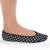 Collections Etc Nufoot Comfort Breathable Ballet Slippers - 2 of 4