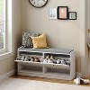 ORRD Entryway Storage Bench with Cushion, Shoe Organizer Cabinet with Adjustable Shelves for Entrance, Hallway & Living Room - 3 of 4