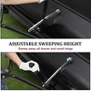 42 Inch Tow Behind Lawn Sweeper,Large Capacity Heavy Duty Leaf with Adjustable Sweeping Height - 3 of 4