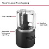 KitchenAid Go Cordless Food Chopper Battery Sold Separately KFCR500: 5-Cup Capacity, Stainless Steel Blades, 2 Speeds - 4 of 4