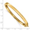 Black Bow Jewelry 5.3mm 14k Yellow Gold Polished Solid Open Back Hinged Bangle Bracelet - 4 of 4