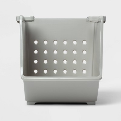 Bathroom Stacking Organizer Large Gray PBR136 - Room Essentials™